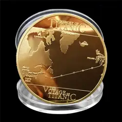 1 шт. Юбилейная монета Титаник корабль инцидент коллекция BTC Bitcoin Arts подарки Ювелирные изделия Поиск Компоненты