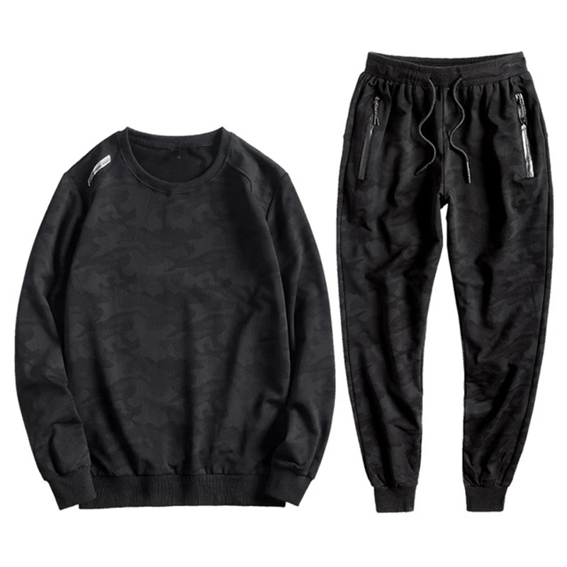 Autumn Men's Sweater Camouflage Sets 9XL 10XL Casual Plus Fertilizer 8XL Cotton Turtleneck Youth Jacket Tide Men's suit Autumn Men's Sweater Camouflage Sets 9XL 10XL Casual Plus Fertilizer 8XL Cotton Turtleneck Youth Jacket Tide Men's suit
