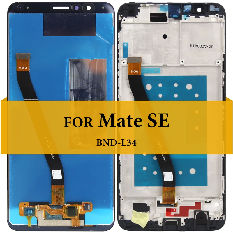 5.93 Inch Mate SE LCD BND-L34 Touch Screen Assembly Display - With or Without Frame Replacement for Mate SE image 2