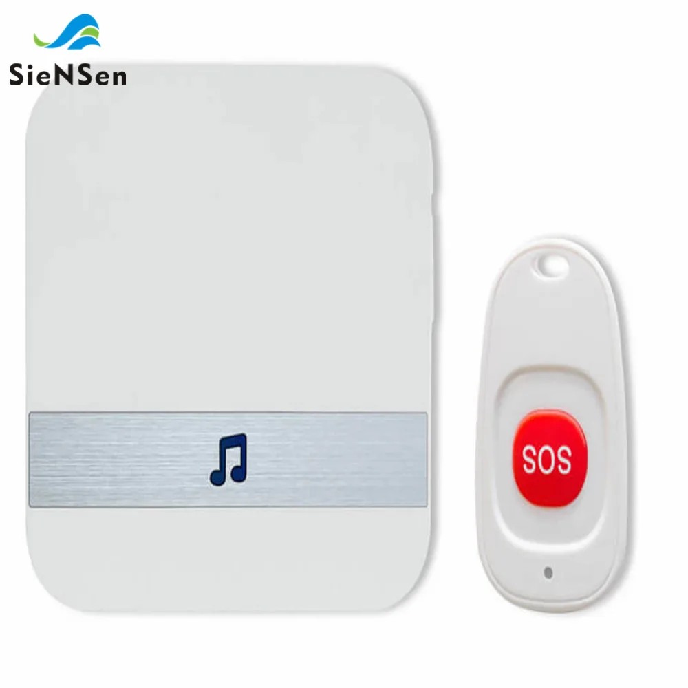 

SienSen Top Selling Wireless Doorbell Emergency SOS Call For Elderly Pregnant Women,Children and Patients Home Care TS805