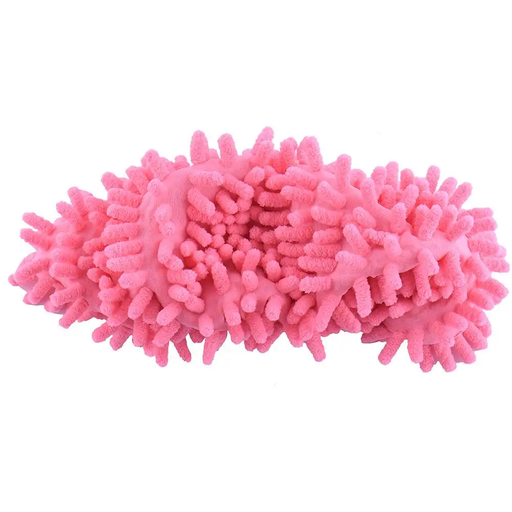 Hoomall 1PC Shoe Cover Women Fashion Fiber Slippers Washable Dust Mop Slippers Cleaning Shoes Microfiber Cleaning Cloth