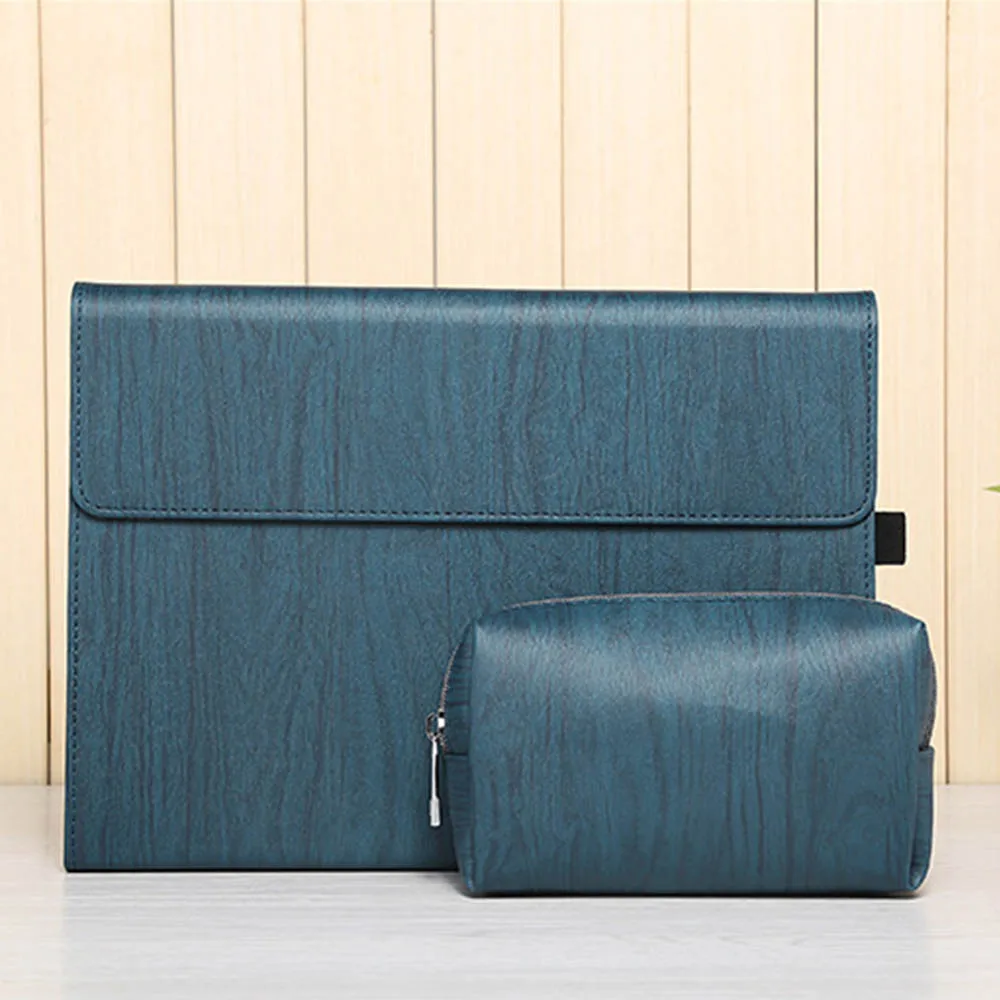 

New Protect Case With Mini Bag For Microsoft Surface pro 4/5 12.3" PU Leather Flip Stand Case Funda Cover With pen holder