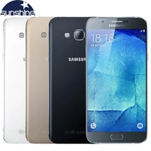 Оригинальный Samsung Galaxy A8 A8000 4 г мобильный телефон 5.7 »16.0MP Оперативная память 2 г Восьмиядерный NFC телефон