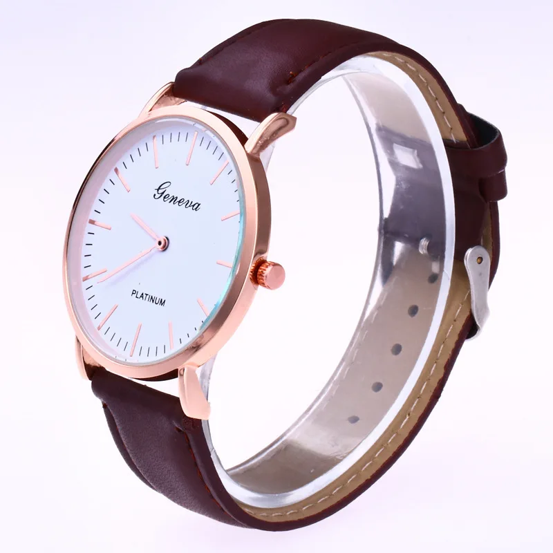 

Fashion Ultra-thin Women Watches Top Brand Luxury Women's Watches Geneva Ladies Watch Women Clock reloj mujer relogio feminino