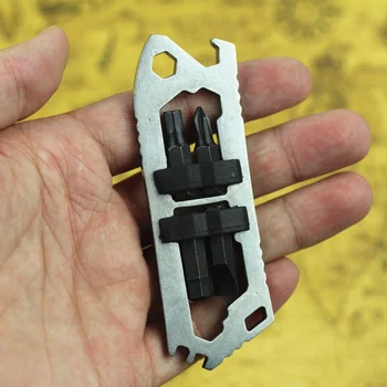 

10 In 1 Multifunction Small Screwdriver Sets Mini EDC Tools Pocket Keychain Screwdriver With Phillips Slot Hex Screwdriver