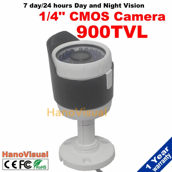

Free shipping!1/4'' 900TVL 36leds outdoor Security CCTV bullet Camera Surveillance Camera with IRCUT Filter home security system