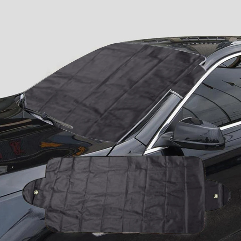 

Windshield Cover for Ice and Snow Windshield Snow Cover for Sedan Cars SUV Van Truck Minivans (150x70cm) (Front Cover)