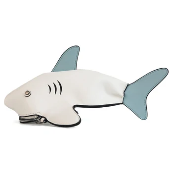 

Creative Shark Design Cartoon Handbags Women 3D Cute Leather Small Shoulder Bags Crossbody Mini Messenger Bag Bolsa Female