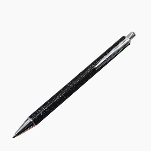 1 шт. цветная перламутровая компрессионная шариковая ручка флуоресцентная с блестящими стразами цветная шариковая ручка черные чернила школьные офисные канцелярские принадлежности - Цвет: 1 Pcs
