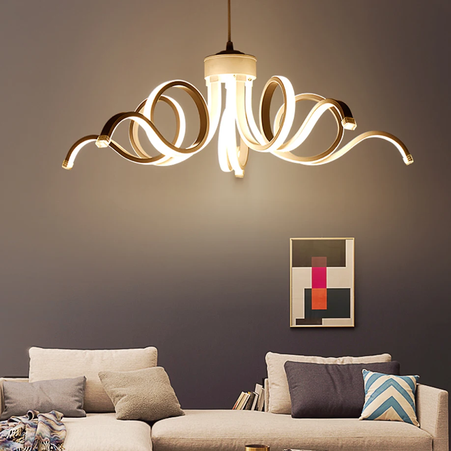 

LED Postmodern Iron Aluminum Acrylic LED Lamp LED Light Pendant Lights Pendant Lamp LED Pendant Light For Foyer Dinning Room