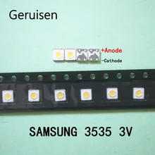 500 штук Samsung LED подсветка высокая мощность светодиодный 1 Вт 3537 3535 100LM холодный белый SPBWH1332S1BVC1BIB lcd подсветка для ТВ приложения