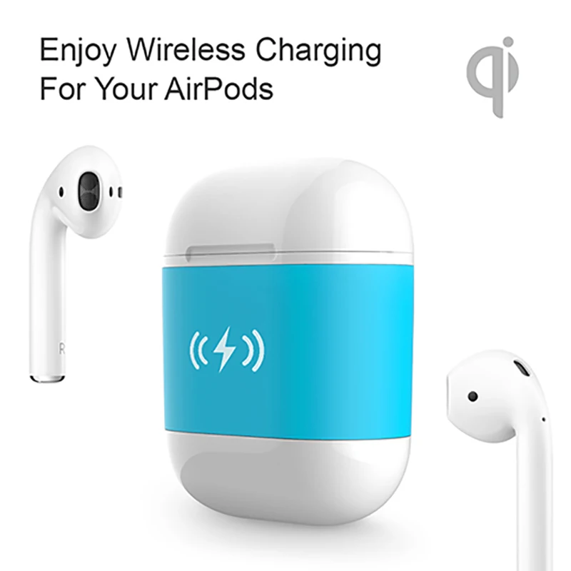 

New Wireless Charge Case For Airpods QI Protective Case Cover For Airpod Plastic Wireless Charging Receiver Earphone Accessories