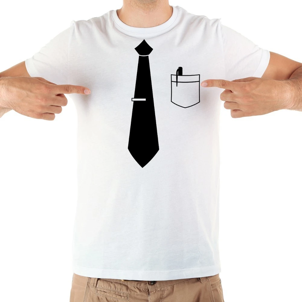 印刷オタクネクタイおかしいtシャツ男性夏新白半袖カジュアルオムクールtシャツ T Shirts Aliexpress