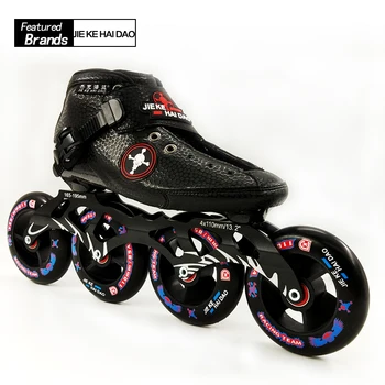 

Professional Speed Skate Shoes Adults/Child Roller Skating Boots White Black Inline Skates Big Round Wheel Carbon Fiber Shoes