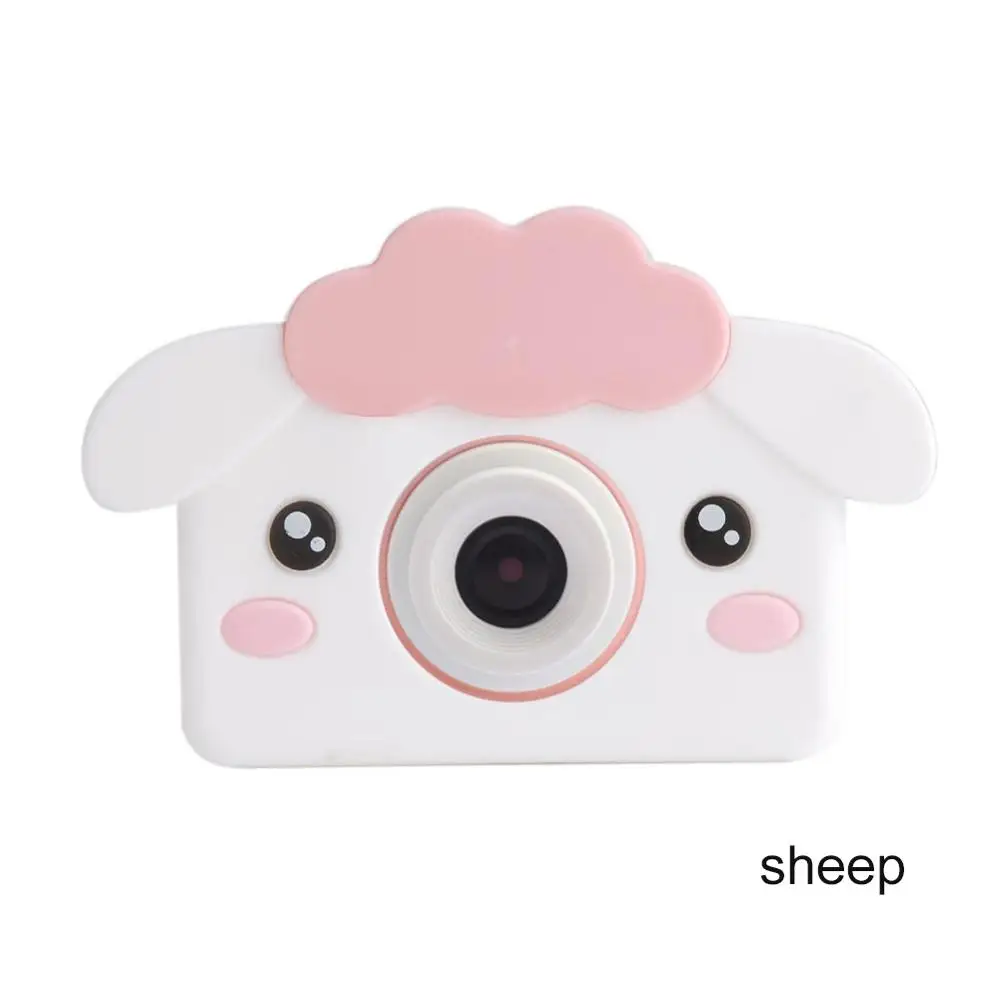 HitTime 8.0MP милая детская Камера 2," ЖК-дисплей мини цифровая камера s Мультфильм фото камера игрушка милый для детей подарки на день рождения - Цвет: sheep