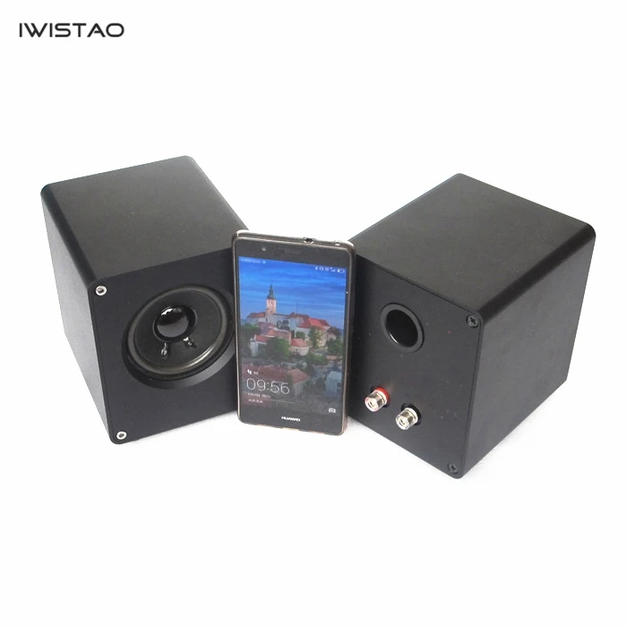 IWISTAO HIFI 3 дюйма полный спектр динамик 1 пара 2x15 Вт компьютерный динамик весь алюминиевый корпус аудио