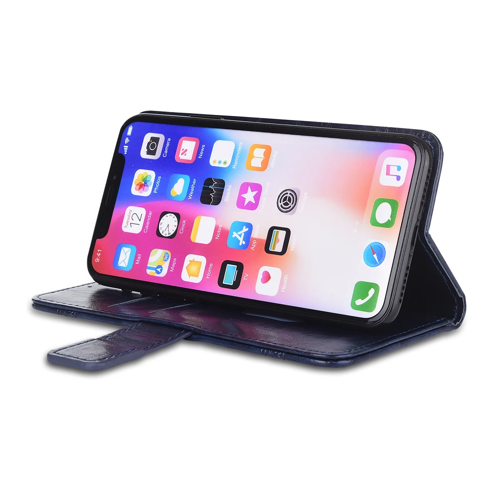 Новейший кошелек Чехол Для Doogee BL12000(Pro) флип-чехол с ремешком, специальная искусственная кожа тиснение цветок Обложка чехол