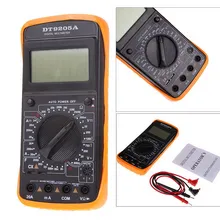 DT9205A Digital Multimeter LCD AC/DC Ammeter Resistance Capacitance Transistor Tester Diagnostic-tool Electronic multi meter