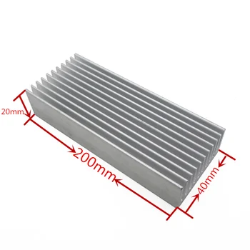 

100-200*40*20MM aluminum computer main chassis home heat sink radiator fins heatsink scales dentate thermal