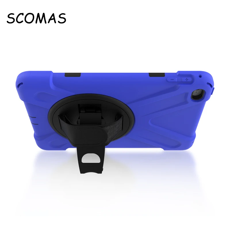 

SCOMAS Fashion Pirate King Stand Bracket Tablet PC Case for Apple iPad mini 4 Drop Resistance Cover Protective with Hand Strap