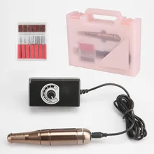 9 шт./компл. Электрический Профессиональный Маникюр дрель пилочка для ногтей бит маникюр машина Электрический файла 26000 об./мин. включает в себя 6 шт. ногтей дрель