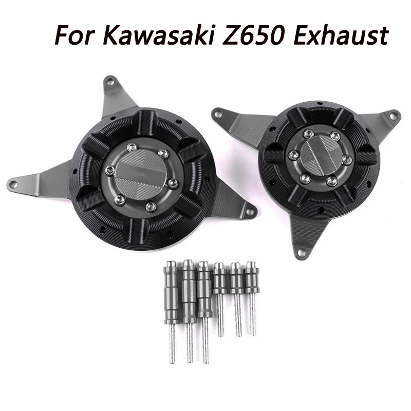 Для KAWASAKI Z650 Z 650 аксессуары для мотоциклов крышка статора двигателя защитная крышка Рамка слайдер протектор