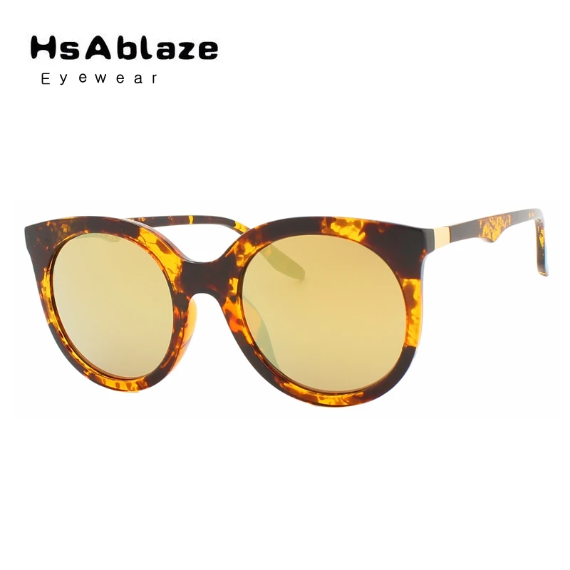 HsAblaze Eyewear Vintage Retro Women Men Round Mirror Oval Lens Sunglasses Women Glasses font b Gafas