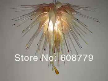 

Free Shipping Hot Selling Hand Blown Art Glass Leaf Chandelier