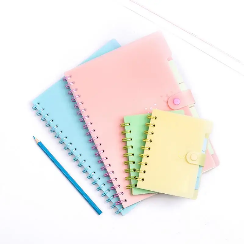 

New 100 Sheets Office Business Portable Notebook Student Rollover Coil Notebook Smiling Angel Diary 25*18.3cm