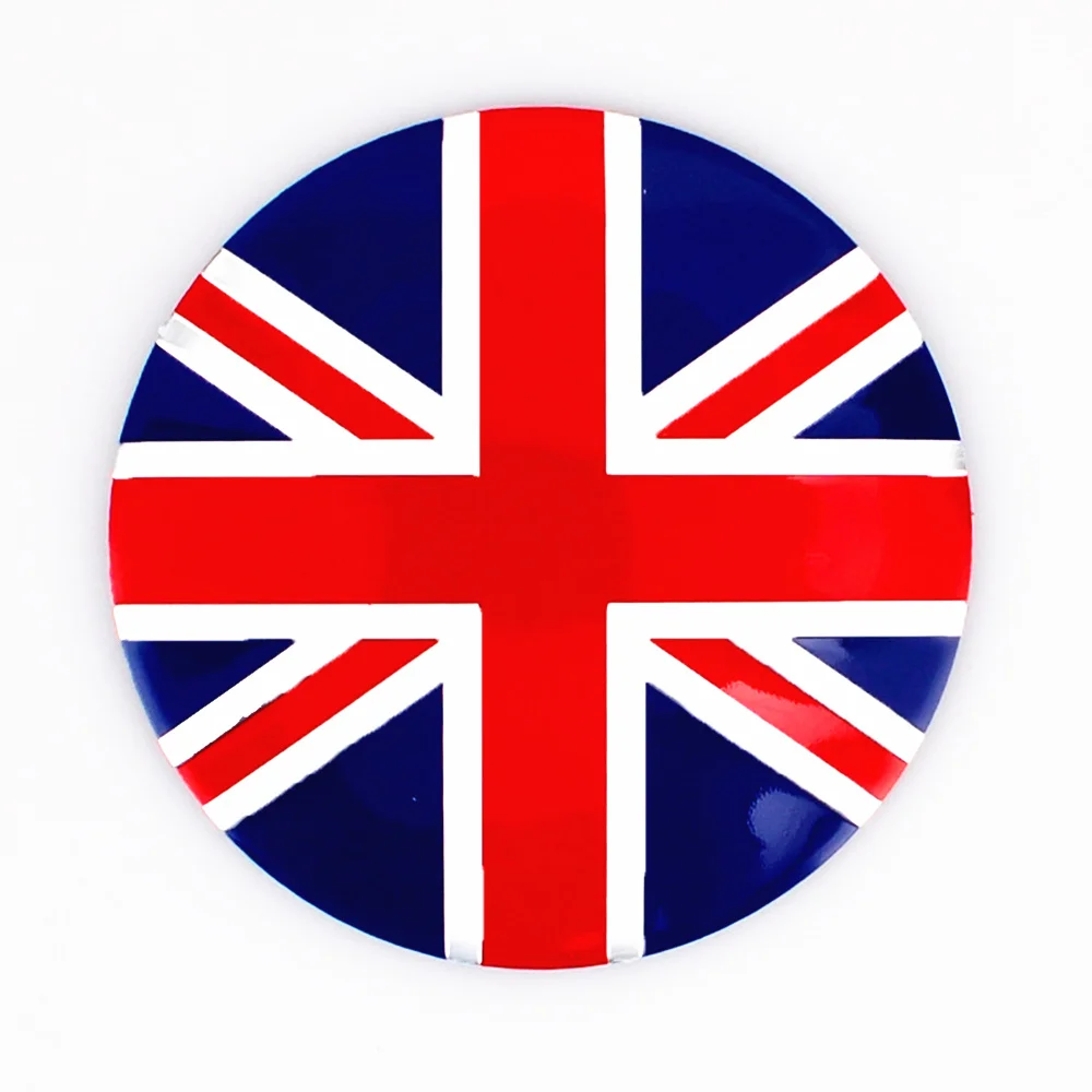 56 MM Mobil Styling Mobil Bendera Inggris Stiker Inggris Topi