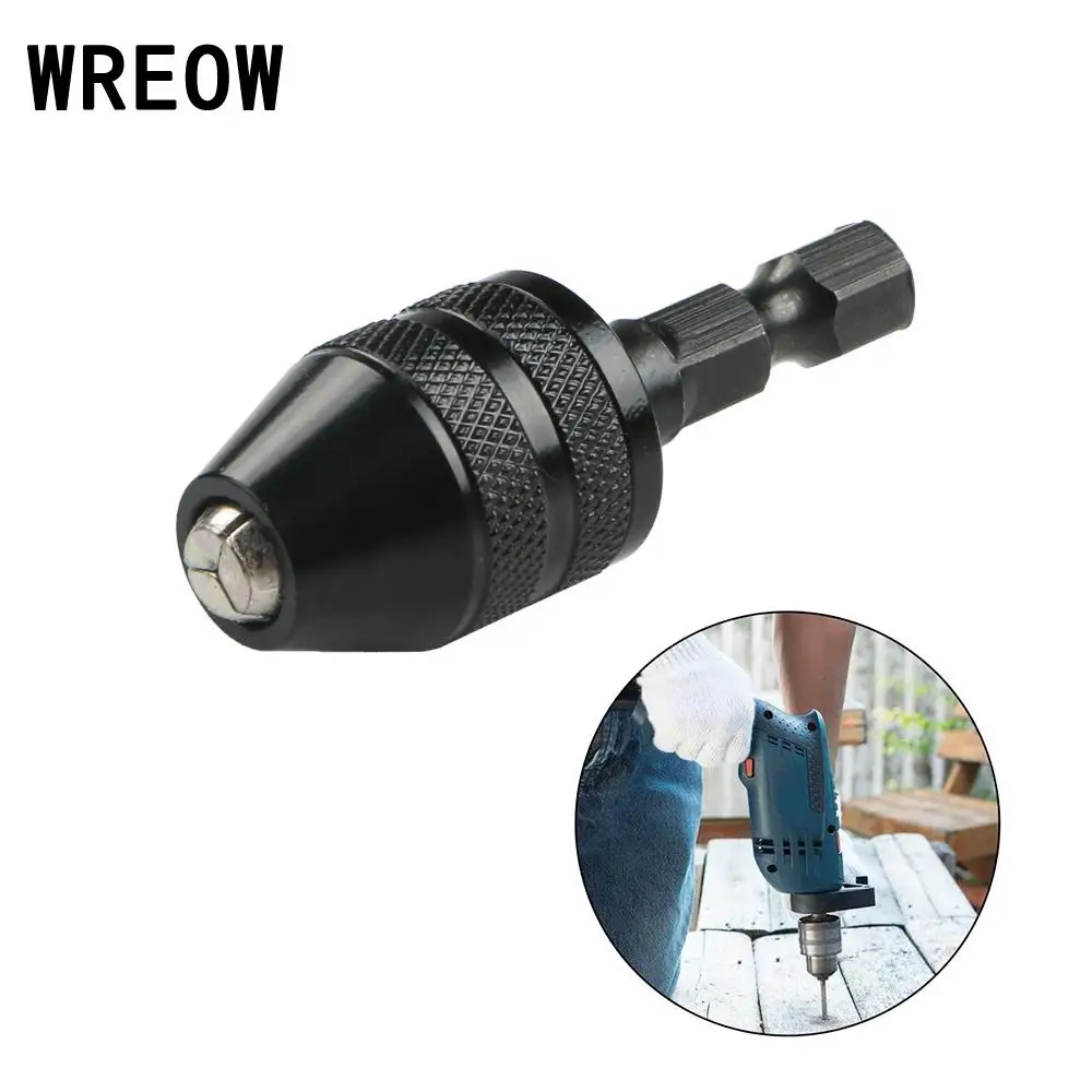 0.3 3.6mm Keyless Drill Chuck Screwdriver Impact Driver Adaptor
