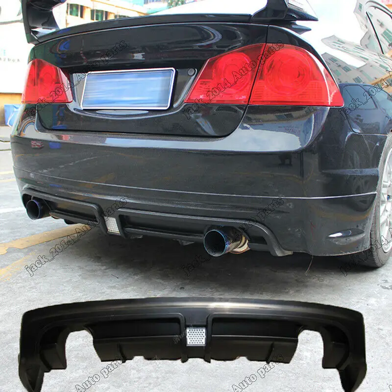 Губа диффузора заднего бампера для Honda Civic sedan 8 поколения 2006 2007 2008 2009 2010 2011