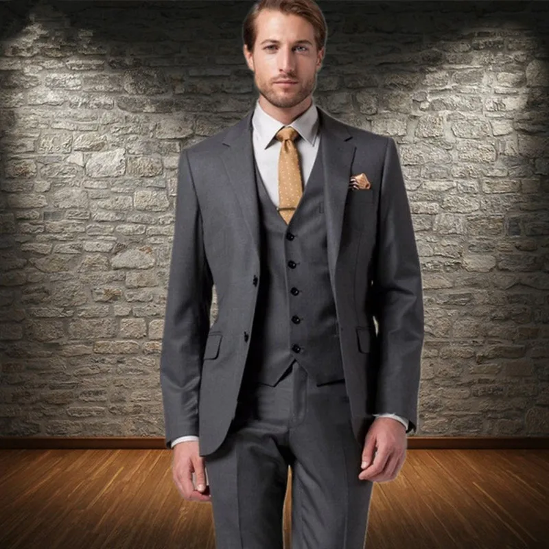 Latest 2018 Italian high quality worsted suit Men Suit Business suit ...