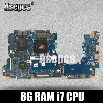 

Asepcs N501J motherboard For Asus N501JW UX501J G501J UX50JW FX60J laptop motherboard N501JW 8G RAM rev2.1 I7 cpu PM