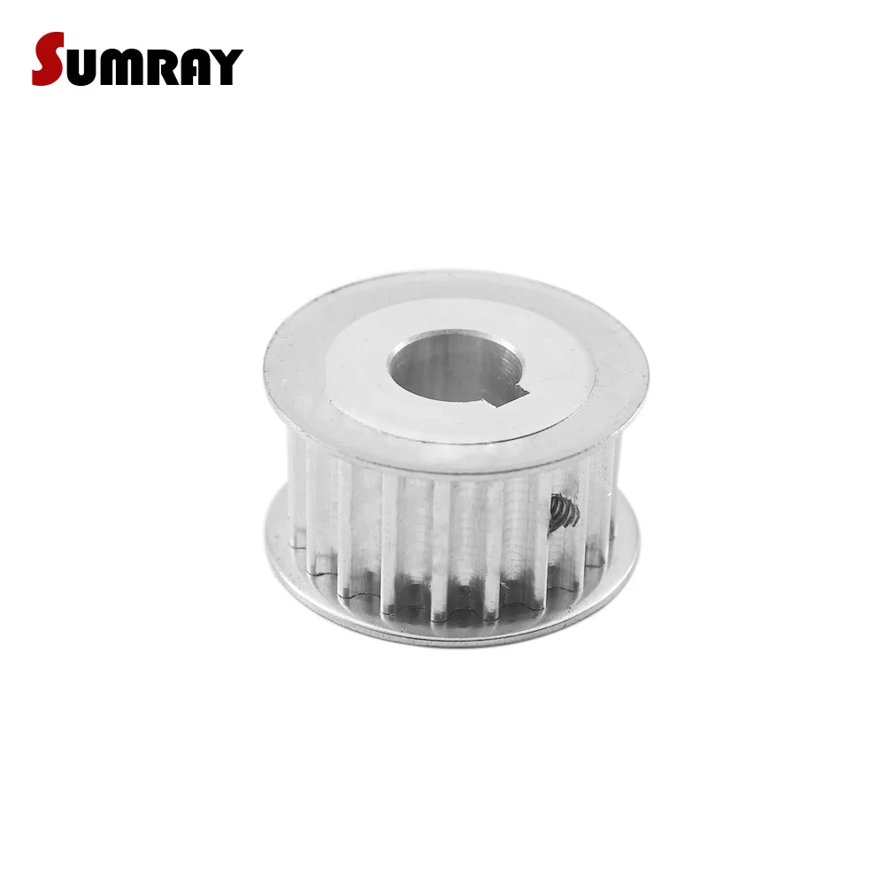 SUMRAY 5M 18T Keyway Timing Pulley 8/10/12mm bore keyway diameter 3/4