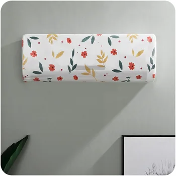 

PEVA Dust-proof Air Conditioner Cover Indoor Wall Mount Air-conditioning Protector Home Decoration Accessories 1PC