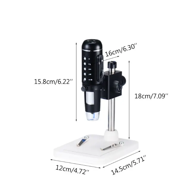 1000X Цифровой HDMI микроскоп 5MP HD 1080P 8LED светильник камера Лупа эндоскоп