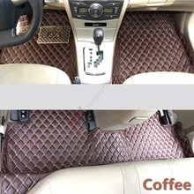 For Audi A1 8X 2012 – 2015 Accessories Interior Leather Carpets Cover Car Foot Mat Floor Pad 1set
