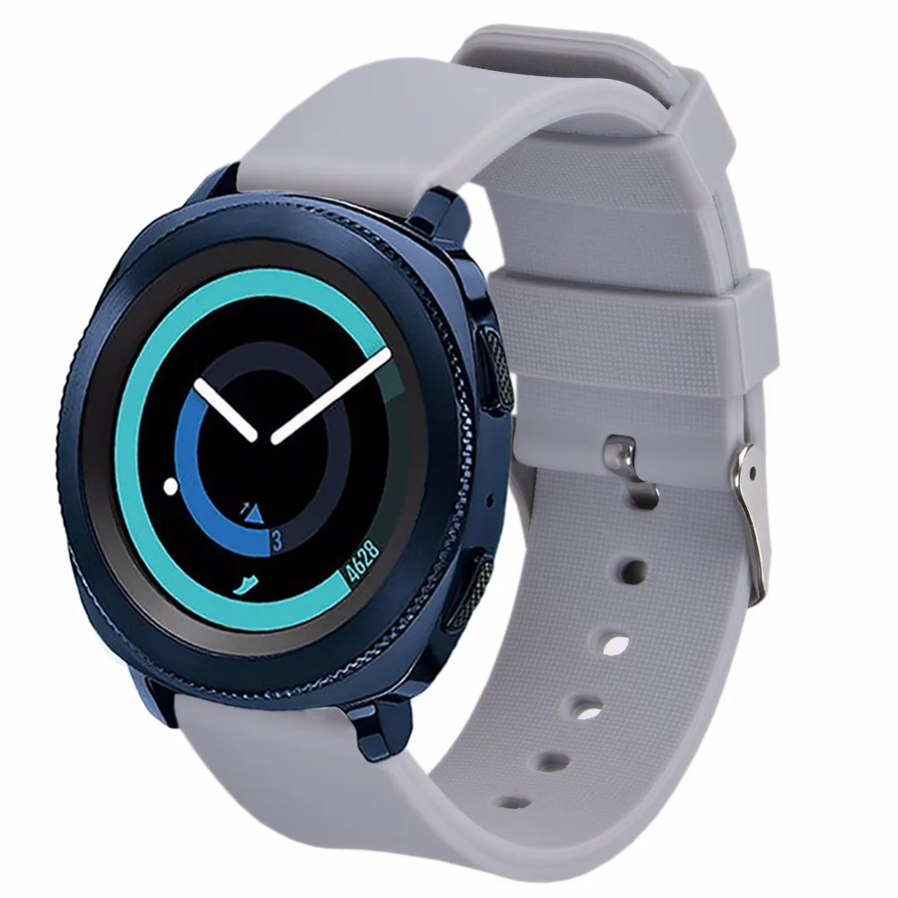 Bemorcabo Gear S2 Classic/Gear Sport Band 20 мм силиконовый ремешок для часов Samsung Classic SM R732/R735/Gear R600|20mm