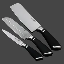 Freies Verschiffen MIKALA Hochwertigem Edelstahl 3 Stücke Küche Set Messer Japanische Kochmesser Gemüse Obst Schälmesser