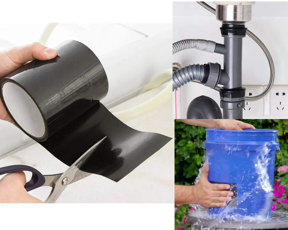 5 шт. 1,52 м водонепроницаемая лента для выживания, заглушка, уплотнение, ремонтная лента, производительность, самоклеящаяся лента для снаряжения для выживания на природе