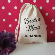 Пользовательское имя подружки невесты Свадебная вечеринка, девичник похмелья восстановление выживания наборы шнурок вещи мешки