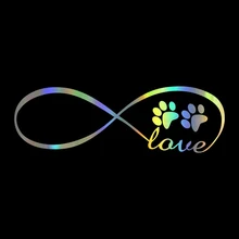^^Best Offers 2pcs 13*4cm Car Sticker Vinyl Dog Footprints LOVE Stickers On Car Funny 3D Decal Motorcycle Stickers Car Styling ^^Best Offers 2pcs 13*4cm Car Sticker Vinyl Dog Footprints LOVE Stickers On Car Funny 3D Decal Motorcycle Stickers Car Styling