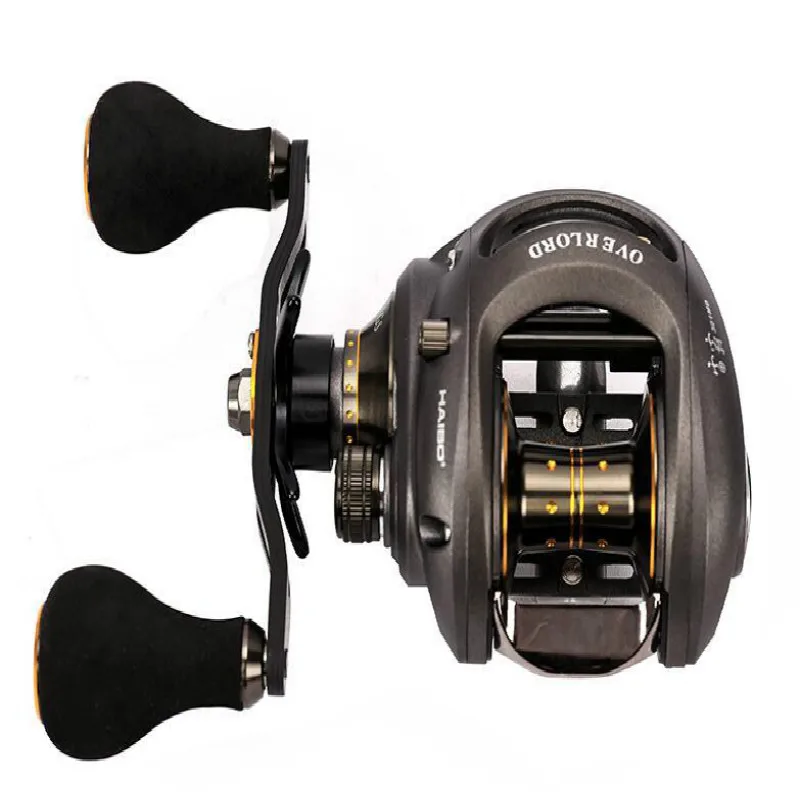  HAIBO 8+1BB Baitcast Reel GT 5.4:1 Strong Drag 8kg Right left Handle Fishing Wheel All Metal Magnet