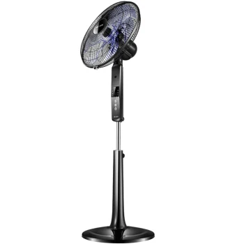 

New Arrival Floor 7 Blades Fans Smart for Home Anion Cooler Standing Portable Air Conditioner Quiet Timing Fan Remote Control