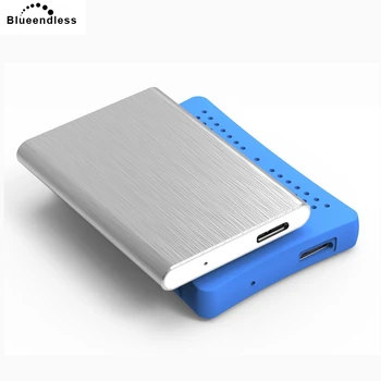 

Blueendless 2.5'' sata external hard drive 320G hdd enclosure USB 3.0 shock-resistant silicone case hard disk U23SF