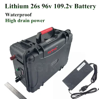 

High capacity 96v 20Ah li-ion battery pack 35A BMS for inverter energy EV 109.2v power supply ebike scooter 3000W+ 5A charger