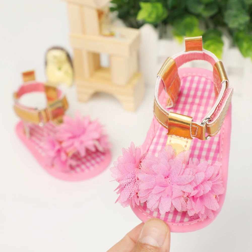 Baby Girl Sandals PU Leather Flower Infact Girl Shoes Sandals Toddler