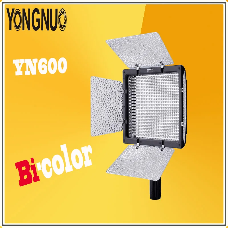YONGNUO YN600L YN600 LED Video Light Lamp 3200K-5500K Bi-color Temperature &amp Adjustable Brightness photographic studio lighting |
