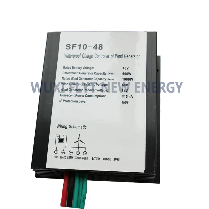 

2018 New Arrival 1000W 48V Waterproof Wind Turbine Generator Charge Controller Wind Controller Wind Charge Controller regulator